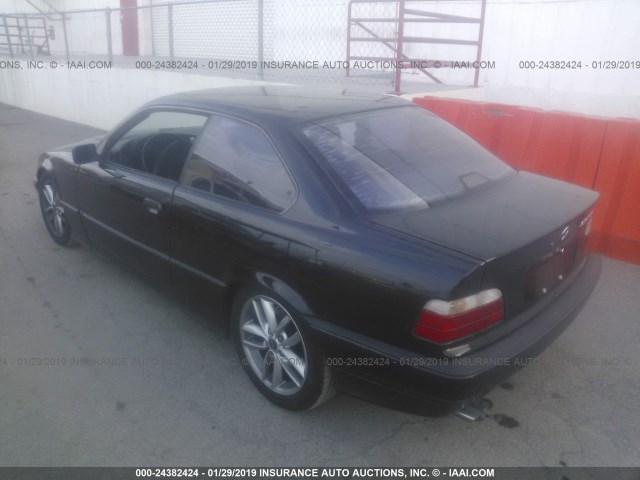 WBABF4314NEK00678 - 1992 BMW 325 IS AUTOMATIC BLACK photo 3