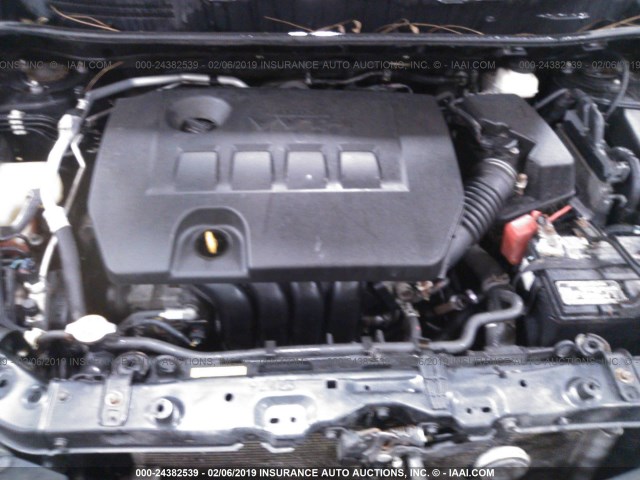 2T1KU4EE9DC049816 - 2013 TOYOTA COROLLA MATRIX  BLACK photo 10