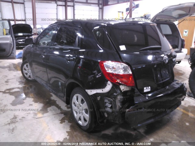 2T1KU4EE9DC049816 - 2013 TOYOTA COROLLA MATRIX  BLACK photo 3