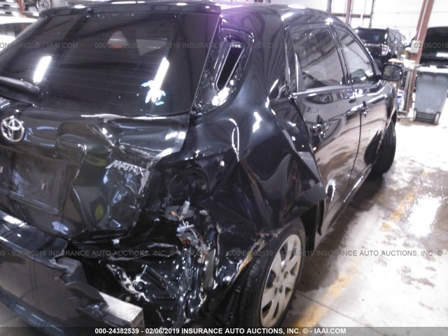 2T1KU4EE9DC049816 - 2013 TOYOTA COROLLA MATRIX  BLACK photo 4
