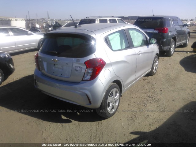 KL8CB6SA1KC735418 - 2019 CHEVROLET SPARK LS GRAY photo 4