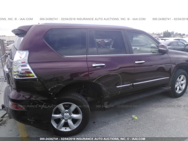 JTJBM7FX7H5176713 - 2017 LEXUS GX MAROON photo 6