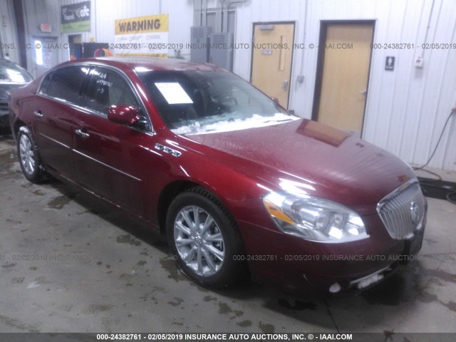 1G4HJ5EM1BU134385 - 2011 BUICK LUCERNE CXL RED photo 1