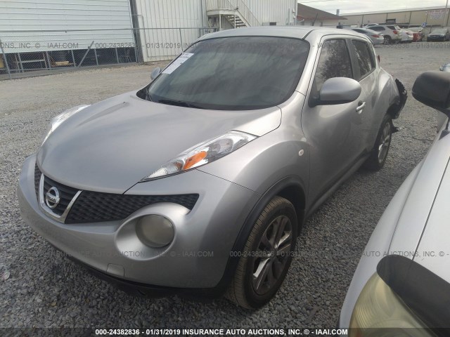 JN8AF5MR8BT017000 - 2011 NISSAN JUKE S/SV/SL SILVER photo 2