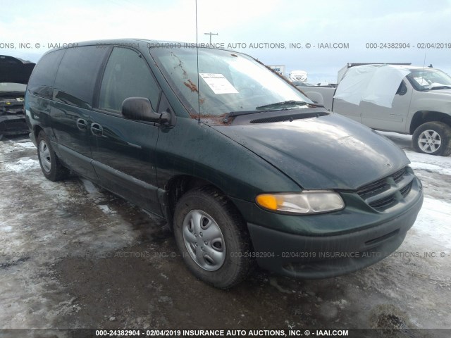 1B4GT44L6XB600924 - 1999 DODGE GRAND CARAVAN SE GREEN photo 1