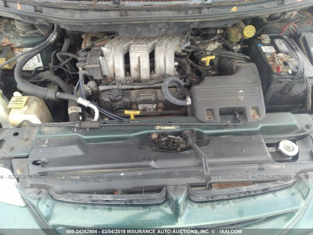 1B4GT44L6XB600924 - 1999 DODGE GRAND CARAVAN SE GREEN photo 10