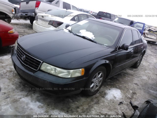 1G6KS54Y04U104151 - 2004 CADILLAC SEVILLE SLS BLACK photo 2