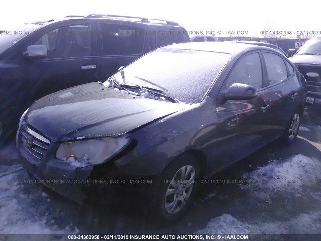 KMHDU46DX9U722634 - 2009 HYUNDAI ELANTRA GLS/SE GRAY photo 2