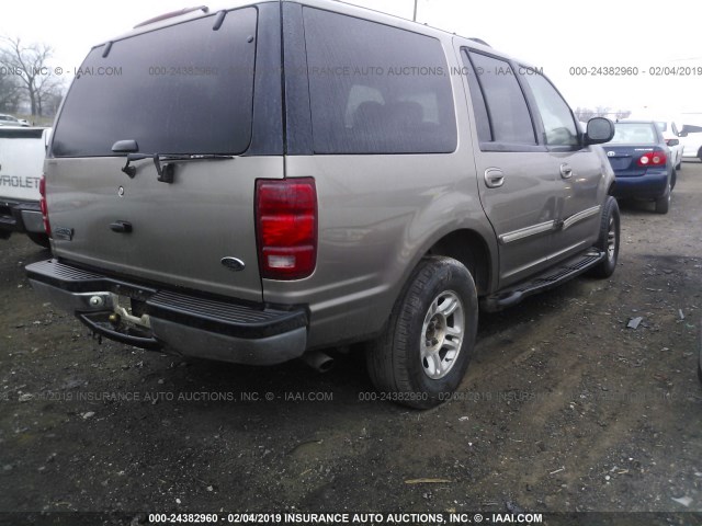 1FMRU15W31LB13192 - 2001 FORD EXPEDITION XLT GOLD photo 4