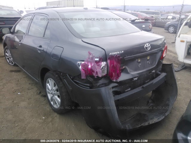 1NXBU4EE5AZ181563 - 2010 TOYOTA COROLLA S/LE/XLE GRAY photo 6