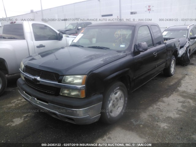 2GCEC19V831111289 - 2003 CHEVROLET SILVERADO C1500 BLACK photo 2