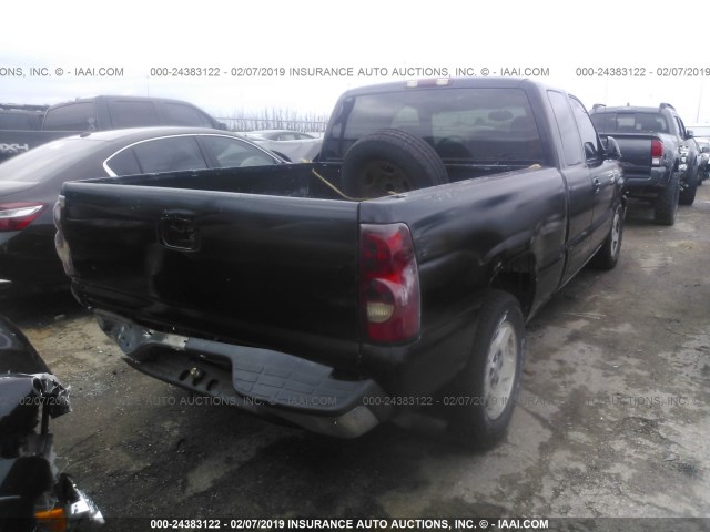 2GCEC19V831111289 - 2003 CHEVROLET SILVERADO C1500 BLACK photo 4