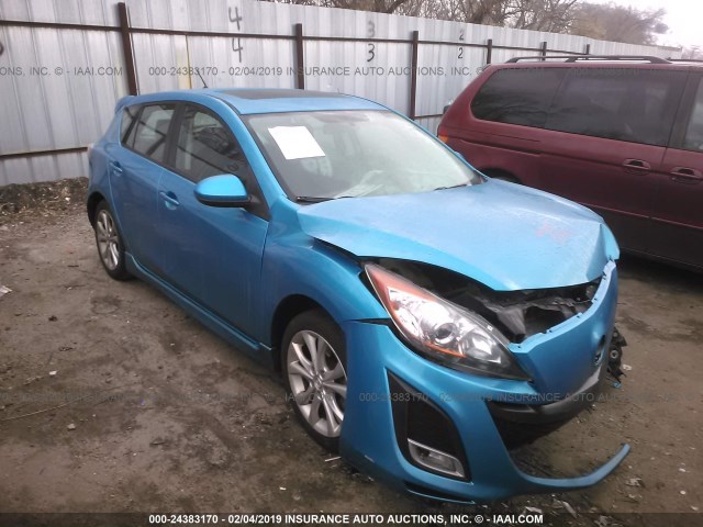 JM1BL1K60B1401682 - 2011 MAZDA 3 S BLUE photo 1