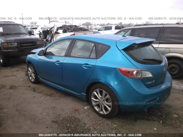 JM1BL1K60B1401682 - 2011 MAZDA 3 S BLUE photo 3