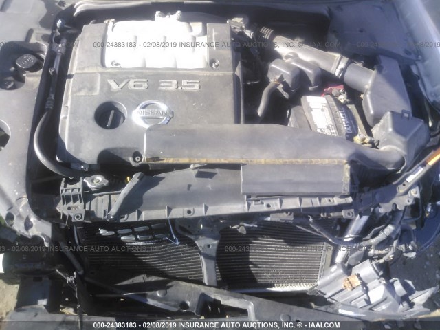 1N4BA41E44C831311 - 2004 NISSAN MAXIMA SE/SL SILVER photo 10