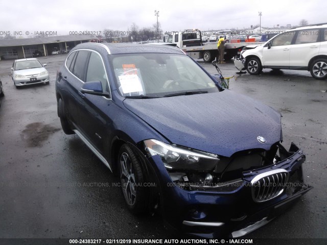 WBXHT3C33J5K26221 - 2018 BMW X1 XDRIVE28I BLUE photo 1