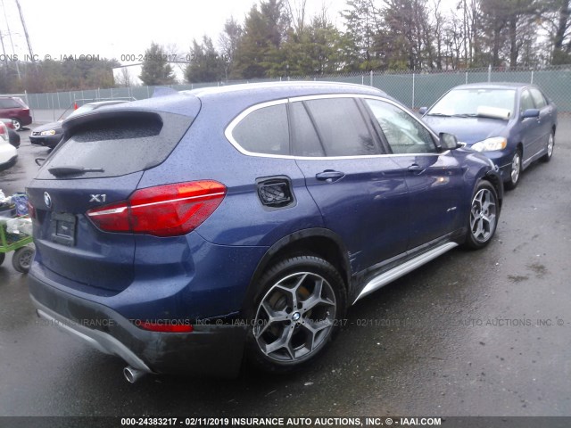 WBXHT3C33J5K26221 - 2018 BMW X1 XDRIVE28I BLUE photo 4