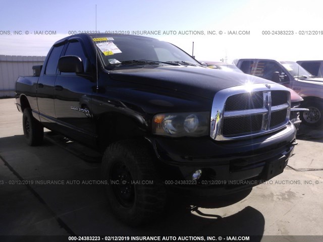 1D7KU28D13J557021 - 2003 DODGE RAM 2500 ST/SLT BLACK photo 1