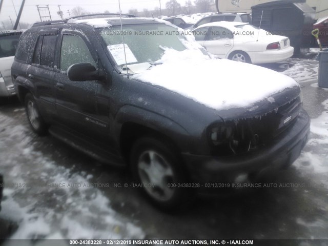 1GNDT13S742432291 - 2004 CHEVROLET TRAILBLAZER LS/LT Մոխրագույն լուսանկար 1