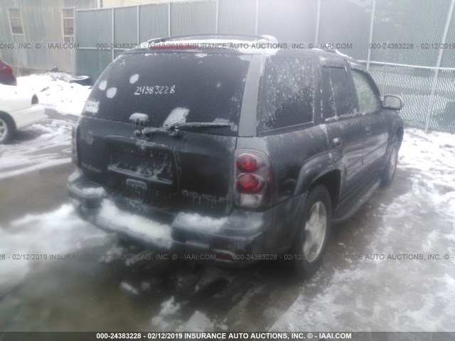 1GNDT13S742432291 - 2004 CHEVROLET TRAILBLAZER LS/LT Մոխրագույն լուսանկար 4