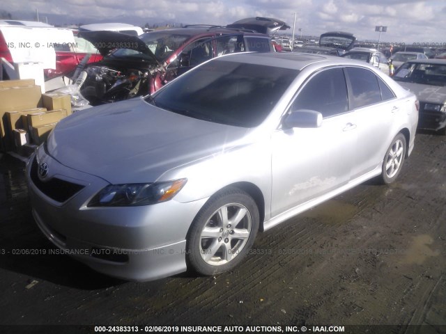 4T1BK46K19U093695 - 2009 TOYOTA CAMRY SE/LE/XLE SILVER photo 2