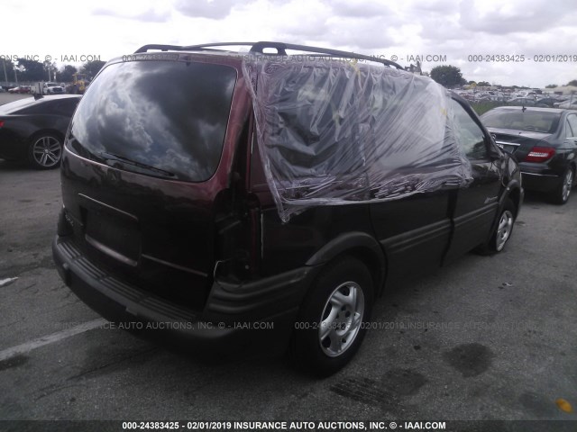 1GMDU03E63D260201 - 2003 PONTIAC MONTANA BURGUNDY photo 4