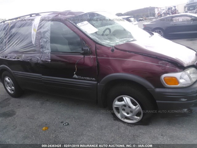 1GMDU03E63D260201 - 2003 PONTIAC MONTANA BURGUNDY photo 6