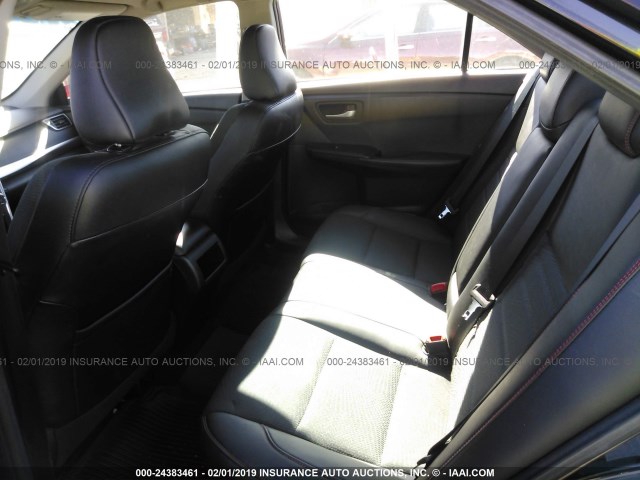 4T1BF1FK9HU356839 - 2017 TOYOTA CAMRY LE/XLE/SE/XSE BLACK photo 8
