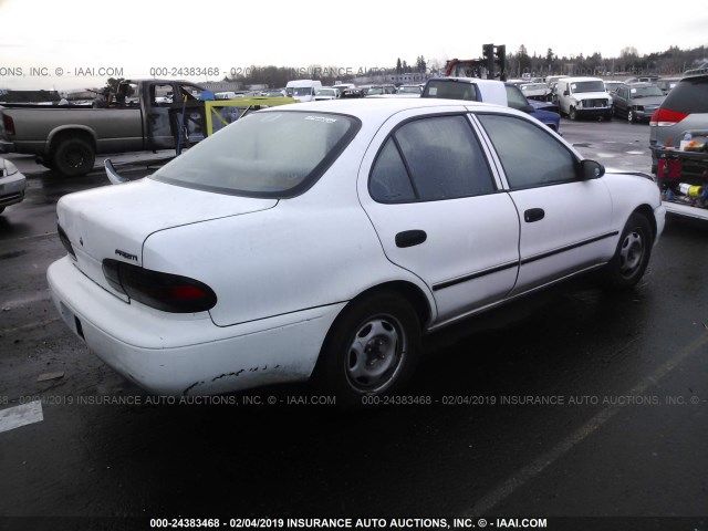 1Y1SK5364RZ059413 - 1994 GEO PRIZM LSI WHITE photo 4