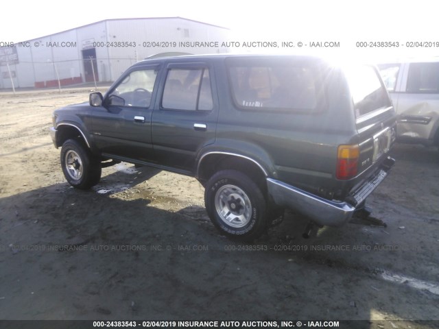 JT3VN39W4S0201651 - 1995 TOYOTA 4RUNNER VN39 SR5 GREEN photo 3