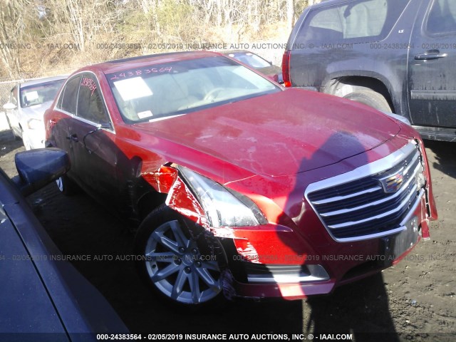 1G6AX5SX6F0124566 - 2015 CADILLAC CTS LUXURY COLLECTION RED photo 1