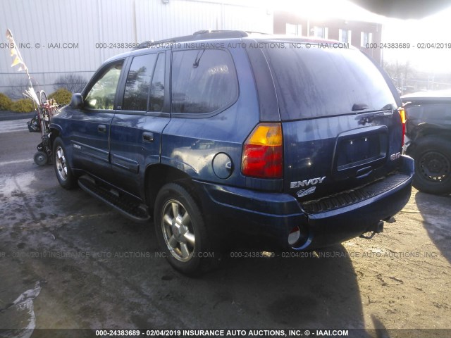 1GKDT13S832408092 - 2003 GMC ENVOY BLUE photo 3