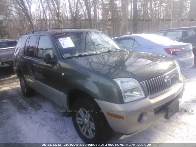 4M2ZU86E74UJ26541 - 2004 MERCURY MOUNTAINEER  GREEN photo 1