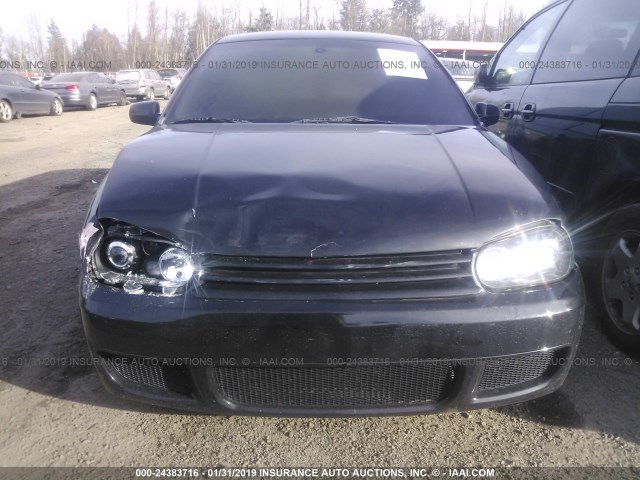 9BWDH61J944009207 - 2004 VOLKSWAGEN GTI VR6 BLACK photo 6