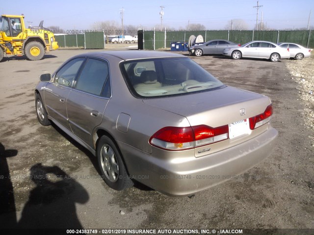 1HGCG16512A051474 - 2002 HONDA ACCORD EX GOLD photo 3