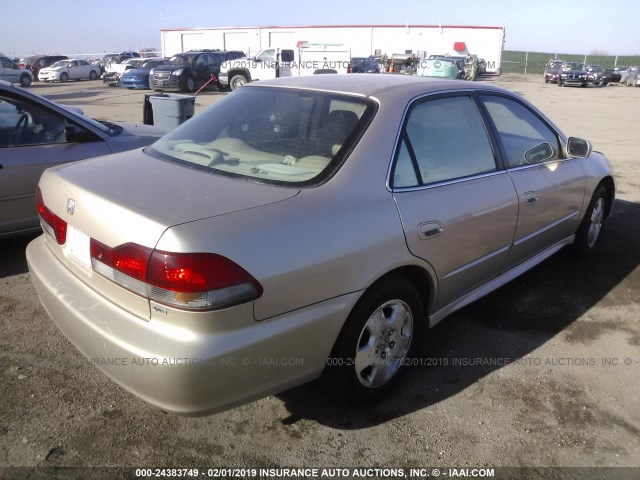 1HGCG16512A051474 - 2002 HONDA ACCORD EX GOLD photo 4