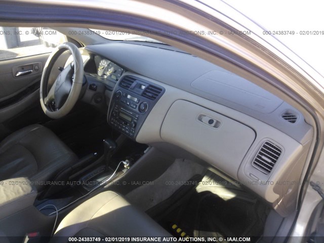 1HGCG16512A051474 - 2002 HONDA ACCORD EX GOLD photo 5