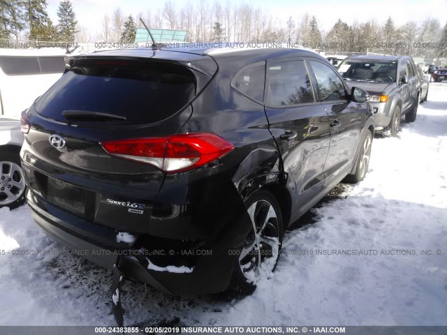 KM8J3CA21GU192069 - 2016 HYUNDAI TUCSON LIMITED/SPORT AND ECO/SE BLACK photo 4