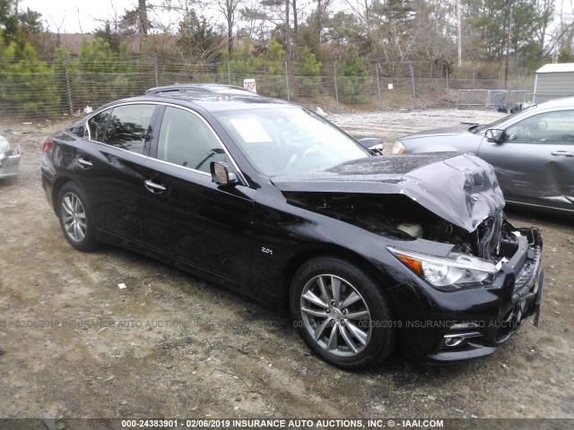 JN1CV7AP7GM203198 - 2016 INFINITI Q50 PREMIUM BLACK photo 1