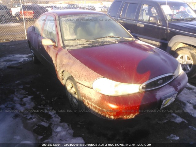 1FAFP6530WK250286 - 1998 FORD CONTOUR GL/SPORT/LX RED photo 1