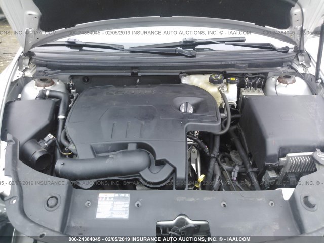 1G1ZB5E09CF204605 - 2012 CHEVROLET MALIBU LS 银色 照片 10