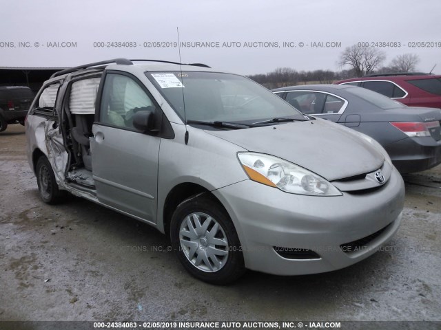 5TDKK4CCXAS335636 - 2010 TOYOTA SIENNA CE/LE SILVER photo 1