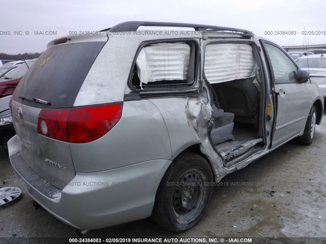 5TDKK4CCXAS335636 - 2010 TOYOTA SIENNA CE/LE SILVER photo 6