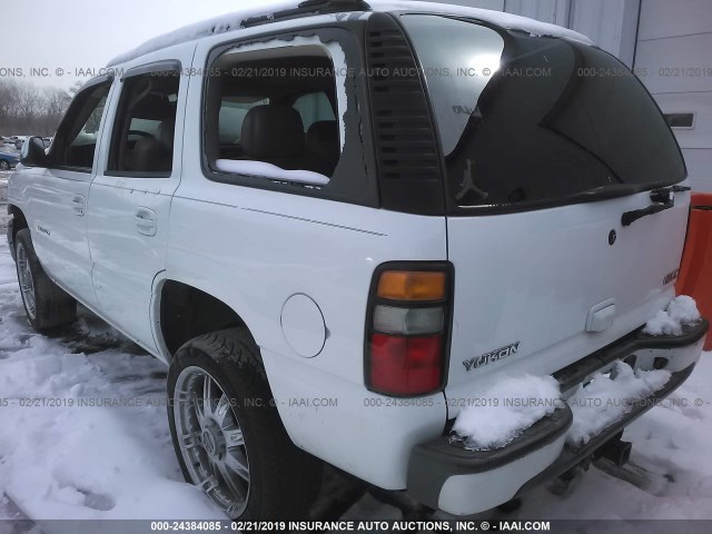 1GKEK63U94J154969 - 2004 GMC YUKON DENALI WHITE photo 3