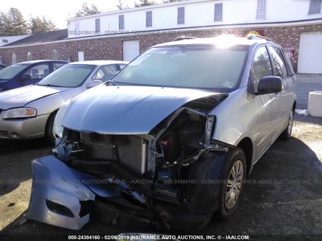 5TDKK4CC2AS329152 - 2010 TOYOTA SIENNA CE/LE Light Blue photo 2