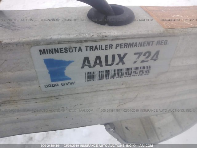 5P8MP151912005550 - 2001 TRAILER SLEDBED  SILVER photo 9