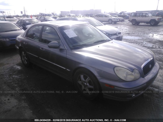 KMHWF35H55A191775 - 2005 HYUNDAI SONATA GLS/LX ნაცრისფერი ფოტო 1