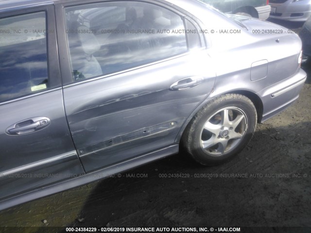 KMHWF35H55A191775 - 2005 HYUNDAI SONATA GLS/LX ნაცრისფერი ფოტო 6