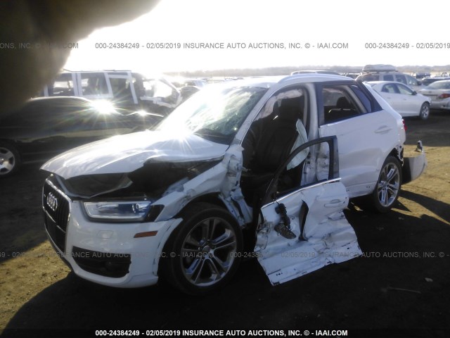 WA1GFCFSXFR000688 - 2015 AUDI Q3 PRESTIGE WHITE photo 2