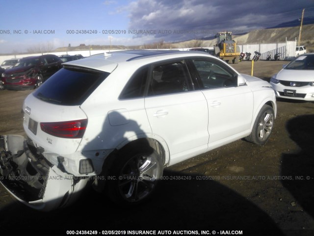 WA1GFCFSXFR000688 - 2015 AUDI Q3 PRESTIGE WHITE photo 4